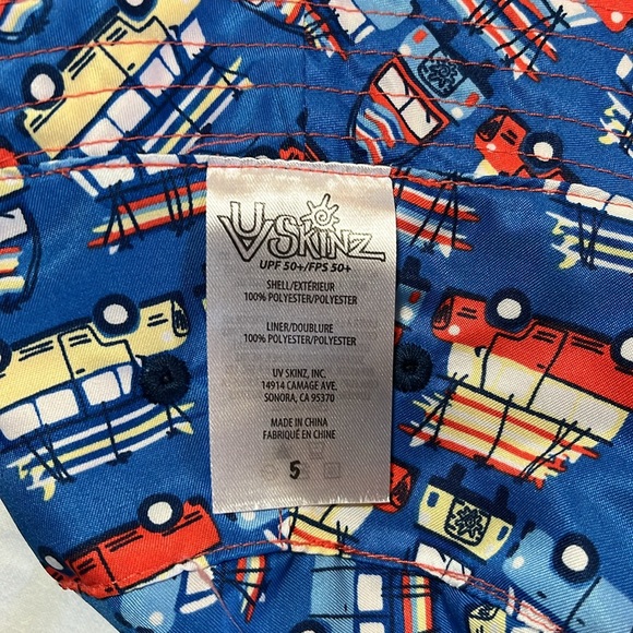 Size 5 UV Skinz reversible sun hat - Picture 3 of 3